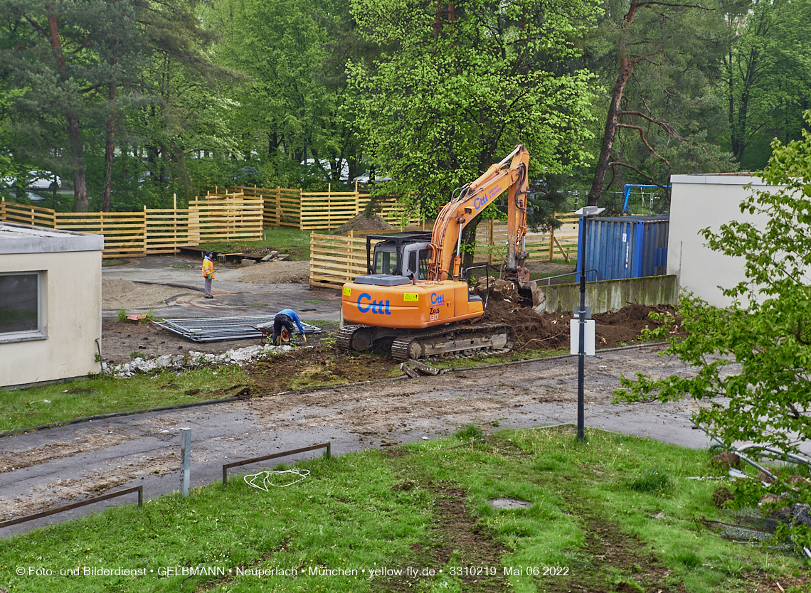 05.05.2022 - Baustelle am Haus für Kinder in Neuperlach
